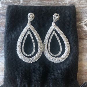 Adriana Orsini Crystal Tear Drop Statement Earrings on Sale!